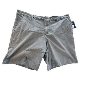 Fourcast Quad Flex Shorts Mens 40 Gray Stretch Chino 11 Inseam Lightweight